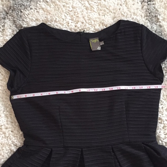 Taylor Black Fit and Flare Dress - Picture 4 of 8